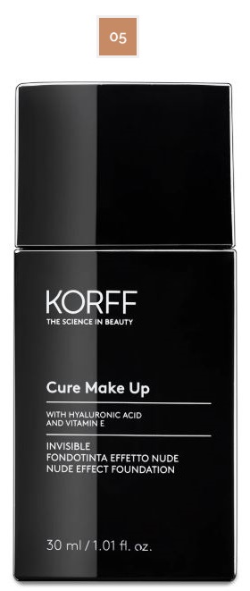 KORFF CURE MAKE UP FONDOTINTA INVISIBLE EFFETTO NUDE 05 - farmaidea24.com