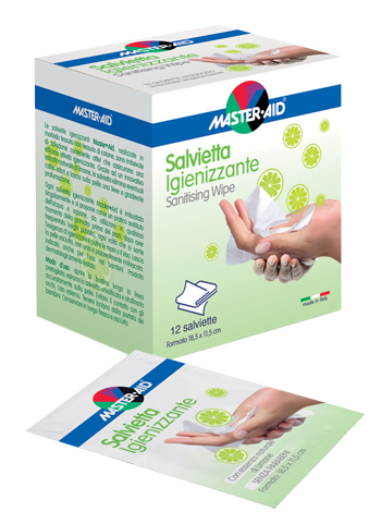 SALVIETTA IGIENIZZANTE 12 PEZZI - farmaidea24.com