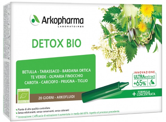 ARKOFLUIDI DETOX BIO 20 FIALE - farmaidea24.com
