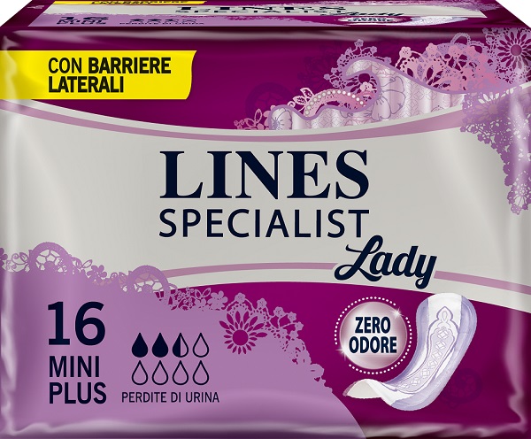 LINES SPECIALIST PANNOLONE MINI PLUS FARMA 16 PEZZI - farmaidea24.com