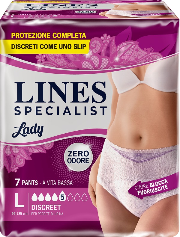 LINES SPECIALIST PANTS DISCREET L FARMA 7 PEZZI - farmaidea24.com