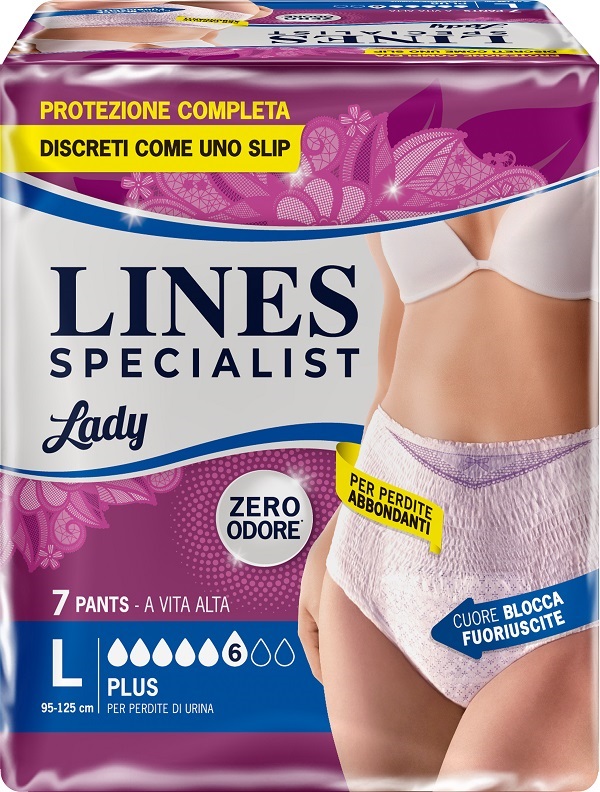 LINES SPECIALIST PANTS LADY PLUS L FARMA 7 PEZZI - farmaidea24.com