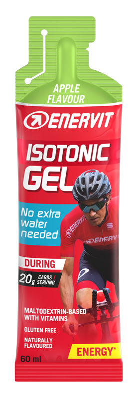 ENERVIT SPORT ISOTONICGEL APPLE 60 ML - farmaidea24.com