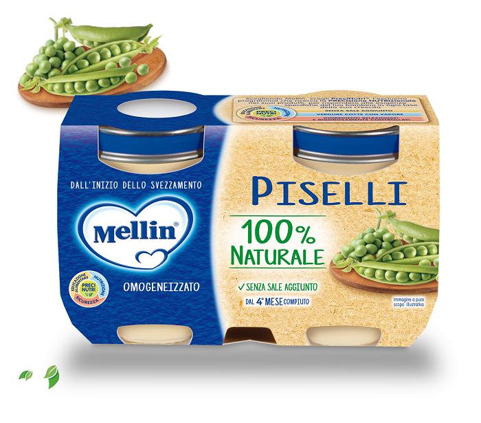 OMOGENEIZZATO PISELLI 2 X 125 G - farmaidea24.com