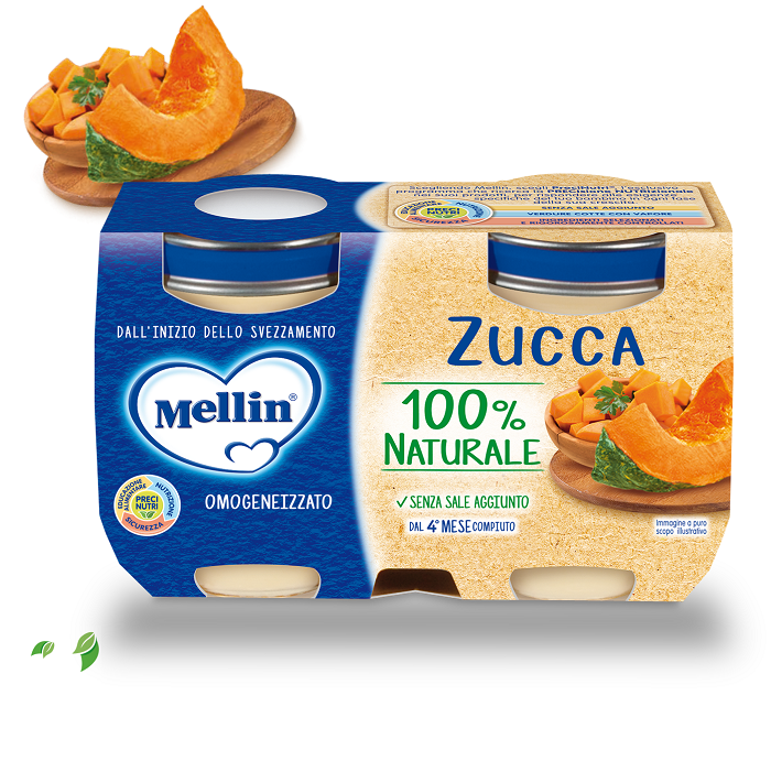 OMOGENEIZZATO ZUCCA 2 X 125 G - farmaidea24.com