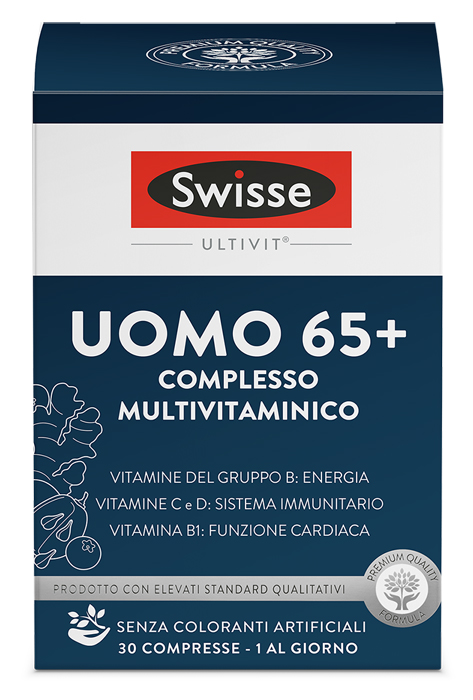 SWISSE UOMO 65+ COMPLESSO MULTIVITAMINICO 30 COMPRESSE - farmaidea24.com