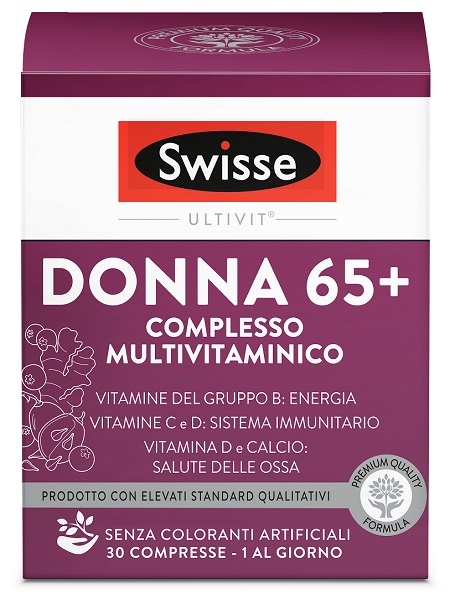 SWISSE DONNA 65+ COMPLESSO MULTIVITAMINICO 30 COMPRESSE - farmaidea24.com