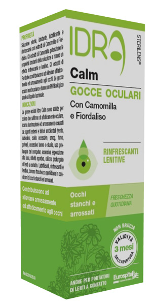 GOCCE OCULARI RINFRESCANTI STERILENS IDRA CALM CAMOMILLA E FIORDALISO 10 ML - farmaidea24.com