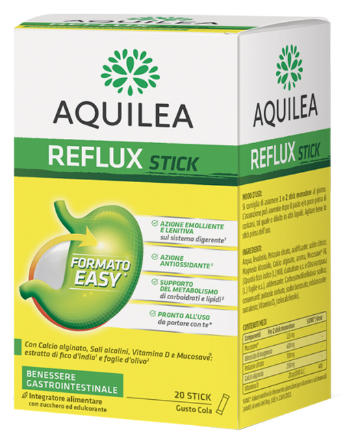 AQUILEA REFLUX 20 STICK MONODOSE - farmaidea24.com