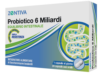 ZENTIVA PROBIOTICO 6 MILIARDI 24 CAPSULE VEGETALI - farmaidea24.com