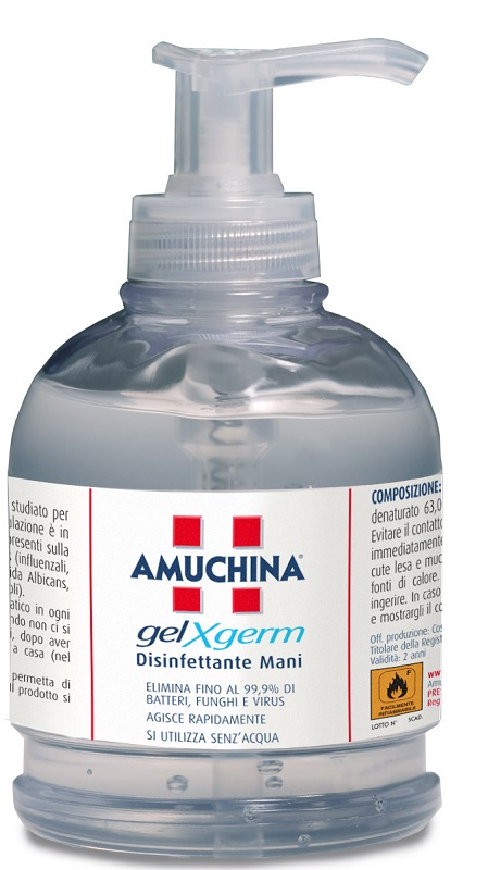 AMUCHINA GEL X-GERM DISINFETTANTE MANI 250 ML - farmaidea24.com
