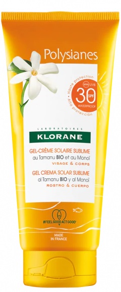 KLORANE GEL-CREMA SOLARE SUBLIME SPF 30 VISO/CORPO 200 ML - farmaidea24.com