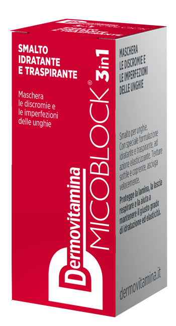 DERMOVITAMINA MICOBLOCK 3 IN 1 SMALTO IDRATANTE E TRASPIRANTE ROSSO 5 ML - farmaidea24.com