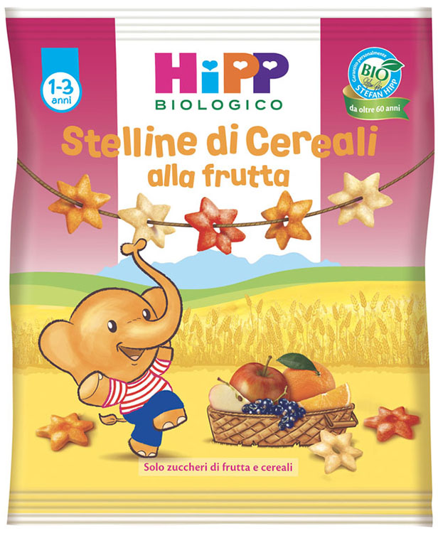 HIPP BIO STELLINE DI CEREALI ALLA FRUTTA 30 G - farmaidea24.com