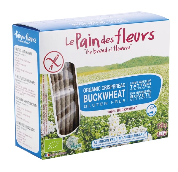 LE PAIN DES FLEURS TARTINE TOSTATE AL GRANO SARACENO SENZA SALE E SENZA ZUCCHERI AGGIUNTI BIOLOGICHE 150 G - farmaidea24.com