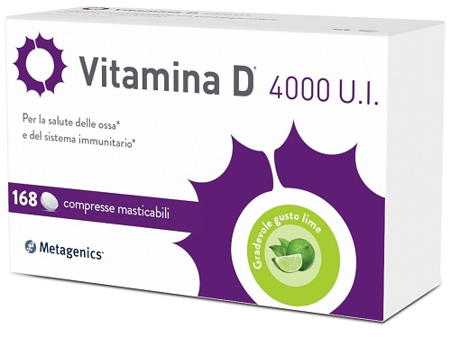 VITAMINA D 4000UI 168 COMPRESSE MASTICABILI - farmaidea24.com