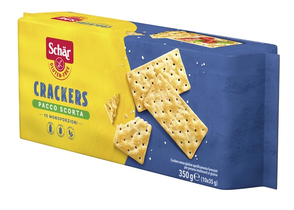 SCHAR CRACKERS SENZA LATTOSIO PACCO SCORTA 10 MONOPORZIONI DA 35 G - farmaidea24.com