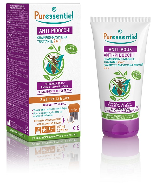 PURESSENTIEL SHAMPOO TRATTANTE ANTI-PIDOCCHI 150 ML - farmaidea24.com