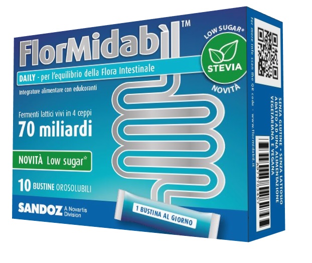FLORMIDABIL DAILY 10 BUSTINE CON STEVIA - farmaidea24.com