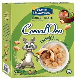 PIACERI MEDITERRANEI CEREALORO QUADROTTI 300 G - farmaidea24.com