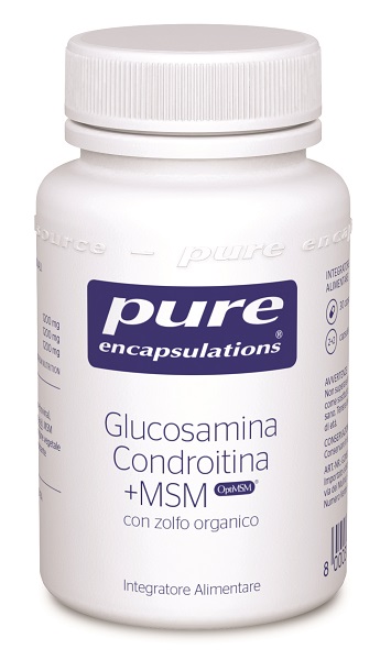 PURE ENCAPSULATIONS GLUCOSAMINA CONDROITINA + MSM 30 CAPSULE - farmaidea24.com