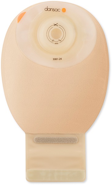 DANSAC NOVALIFE TRE 1 SACCA APERTA OPACA SOFTCONVEX MAXI PER ILEOSTOMIA CON FINESTRA RITAGLIABILE 15-44MM 520 ML 10 PEZZI - farmaidea24.com