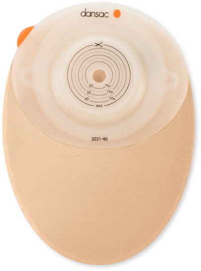 DANSAC NOVALIFE TRE 1 SACCA CHIUSA OPACA CONVEX MIDI PER COLOSTOMIA CON FINESTRA RITAGLIABILE 15-24 MM 430 ML 10 PEZZI - farmaidea24.com