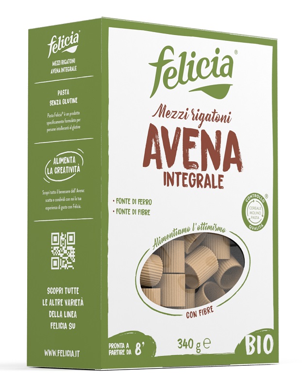 FELICIA MEZZI RIGATONI AVENA 340 G - farmaidea24.com