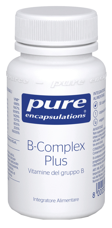 PURE ENCAPSULATIONS B-COMPLEX PLUS 30 CAPSULE - farmaidea24.com