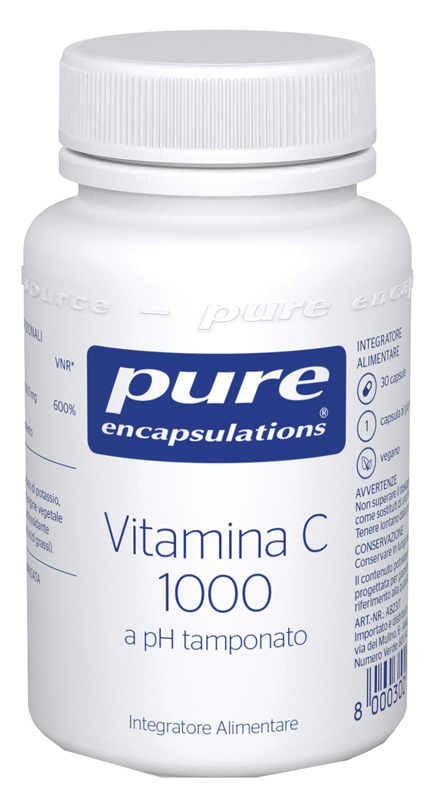 PURE ENCAPSULATIONS VITAMINA C1000 30 CAPSULE - farmaidea24.com