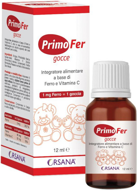 PRIMOFER GOCCE 12 ML - farmaidea24.com