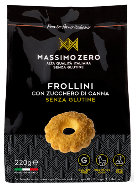 MASSIMO ZERO FROLLINI ZUCCHERO DI CANNA 220 G - farmaidea24.com