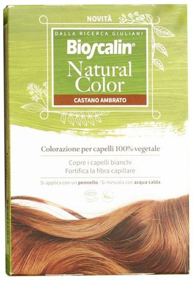 BIOSCALIN NATURAL COLOR CASTANO AMBRATO 70 G - farmaidea24.com
