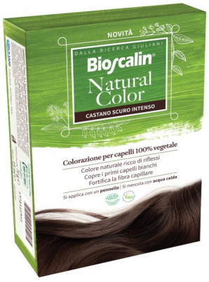 BIOSCALIN NATURAL COLOR CASTANO SCURO INTENSO 70 G - farmaidea24.com