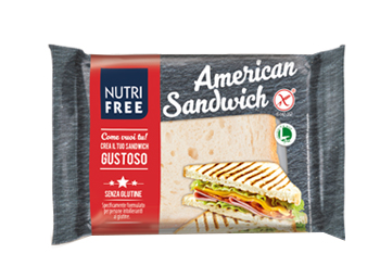 NUTRIFREE AMERICAN SANDWICH 4 PEZZI DA 60 G - farmaidea24.com