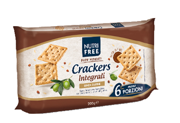 NUTRIFREE CRACKERS INTEGRALI 33,4 G X 6 PEZZI - farmaidea24.com