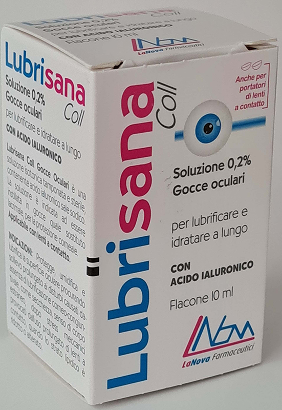 COLLIRIO LUBRISANA FLACONE 10 ML - farmaidea24.com