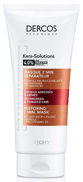 DERCOS TECHNIQUE KERASOL MASCHERA RIPARATRICE 2 MIN 200 ML - farmaidea24.com