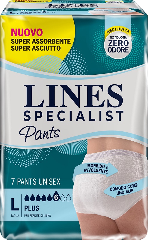LINES SPECIALIST PANTS PLUS UNISEX L 7 PEZZI - farmaidea24.com
