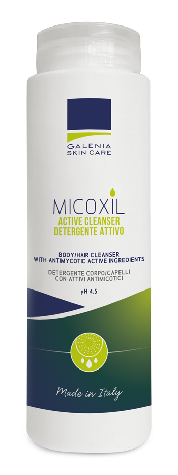 MICOXIL ACTIVE CLEANSER DETERGENTE PER CORPO E CAPELLI PH 4,5 250 ML - farmaidea24.com