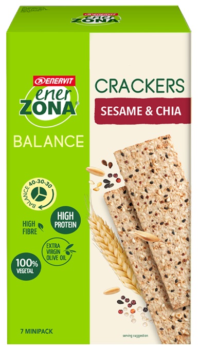 ENERZONA CRACKERS SESAME & CHIA 25 G - farmaidea24.com