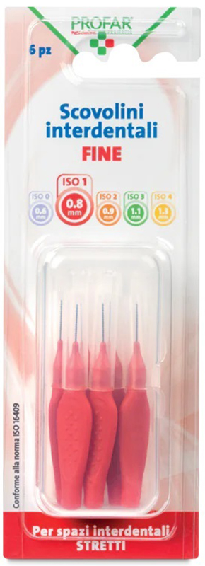 PROFAR SCOVOLINI ROSSO 0,8 6 PEZZI - farmaidea24.com