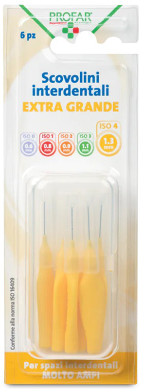 PROFAR SCOVOLINI GIALLO 1,3 6 PEZZI - farmaidea24.com