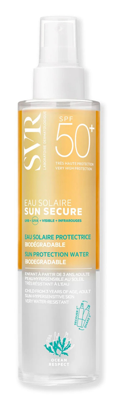 SUN SECURE EAU SOLAIRE SPF50 200 ML - farmaidea24.com