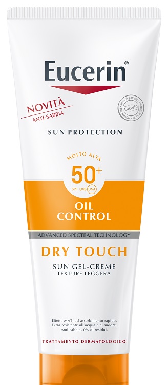 EUCERIN SUN PROTECTION OIL CONTROL DRY TOUCH SPF 50+ SUN GEL CREME 200 ML - farmaidea24.com