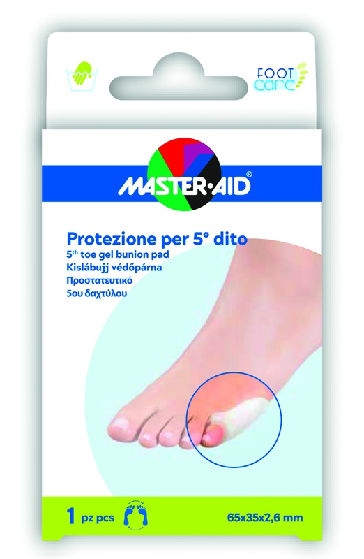 PROTEZIONE IN GEL MASTER-AID FOOTCARE 5 DITO 1 PEZZO C15 - farmaidea24.com