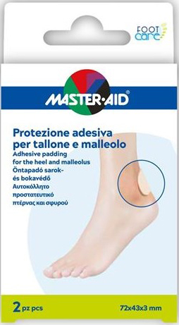 PROTEZIONE TALLONE/MALLEOLO MASTER-AID FOOTCARE 2 PEZZI A7 - farmaidea24.com