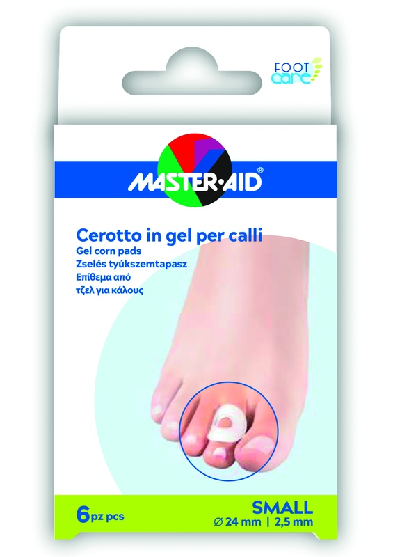 CEROTTO PROTEZIONE CALLI MASTER-AID FOOTCARE IN GEL SMALL 6 PEZZI B10 - farmaidea24.com