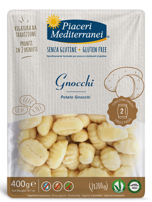 PIACERI MEDITERRANEI GNOCCHI 400 G - farmaidea24.com