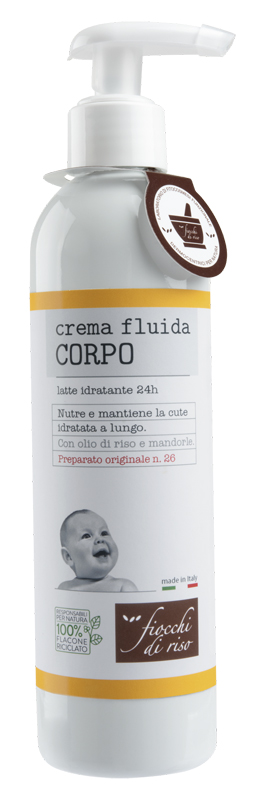 FIOCCHI DI RISO CREMA FLUIDA CORPO IDRATANTE 240 ML - farmaidea24.com